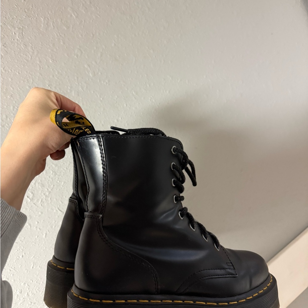 Dr. Martens Black Leather Boots